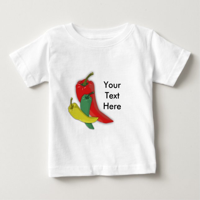 T-shirt Pour Bébé Groupe de poivre de piment (Devant)