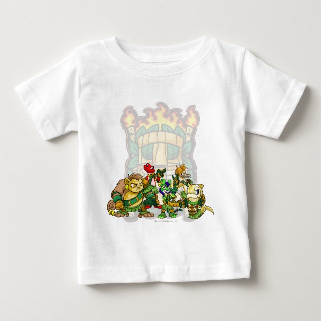 T-shirt Pour Bébé Groupe d'île de mystère d'équipe (Devant)