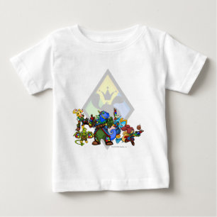 T-shirt Pour Bébé Groupe d'île de Roo d'équipe