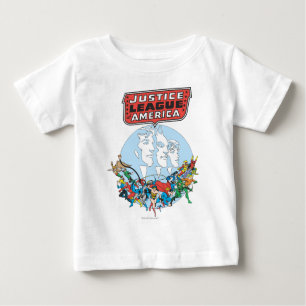 T-shirt Pour Bébé Groupe Justice League of America