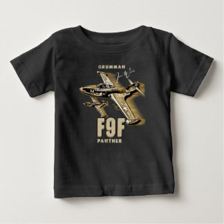T-shirt Pour Bébé Grumman F9F Panther, avion-chasse basé sur les tra