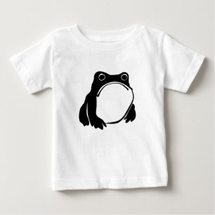 T-shirt Pour Bébé Grumpy Frog dessin art japonais par Matsumoto Hoji