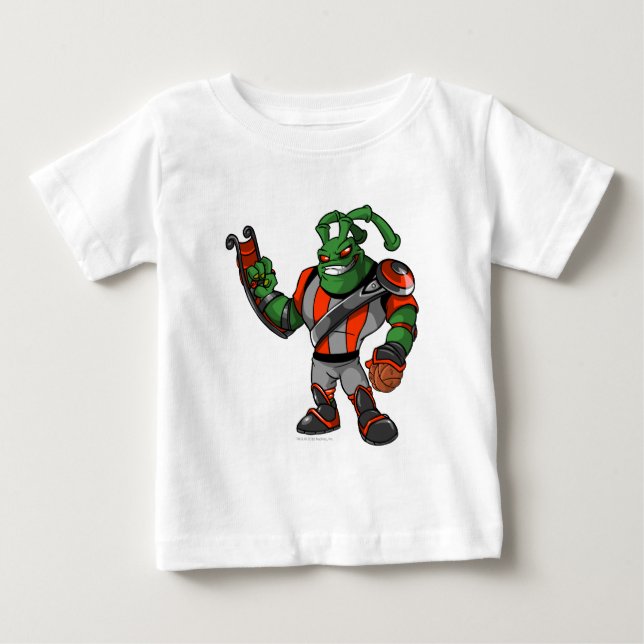 T-shirt Pour Bébé Grundo Virtupets Space Station Player (Devant)