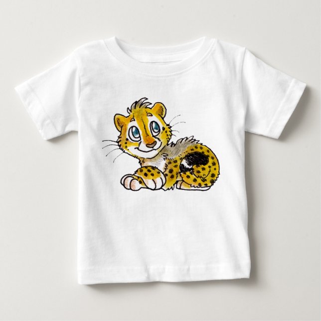 T-shirt Pour Bébé Guépard CUB (Devant)