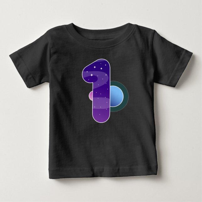 T-shirt Pour Bébé Guide de la planète de l'espace extra-atmosphériqu (Devant)