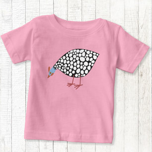 T-shirt Pour Bébé Guinée Fowl