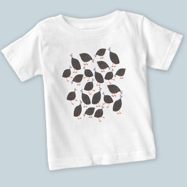 T-shirt Pour Bébé Guinée Fowl Bird (Créateur téléchargé)