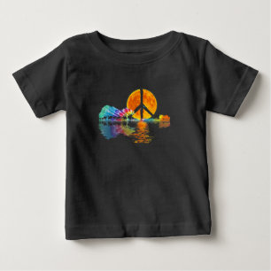 T-shirt Pour Bébé Guitar Lake Shadow