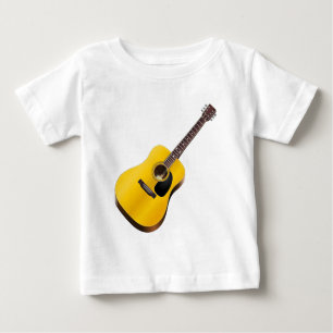 T-shirt Pour Bébé Guitare acoustique, instrument de musique, musique