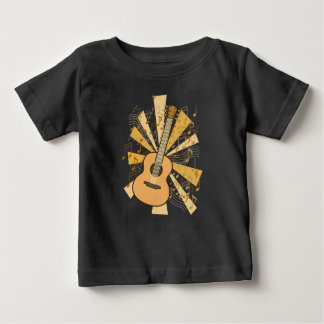 T-shirt Pour Bébé Guitare Classique et Musique