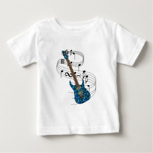T-shirt Pour Bébé Guitare électrique