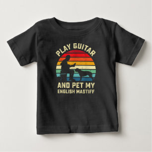 T-shirt Pour Bébé Guitare   Français Ma Lover Guitariste Propriétair