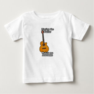 T-shirt Pour Bébé guitare positive pour les joueurs de guitare