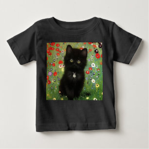 T-shirt Pour Bébé Gustav Klimt Kitten