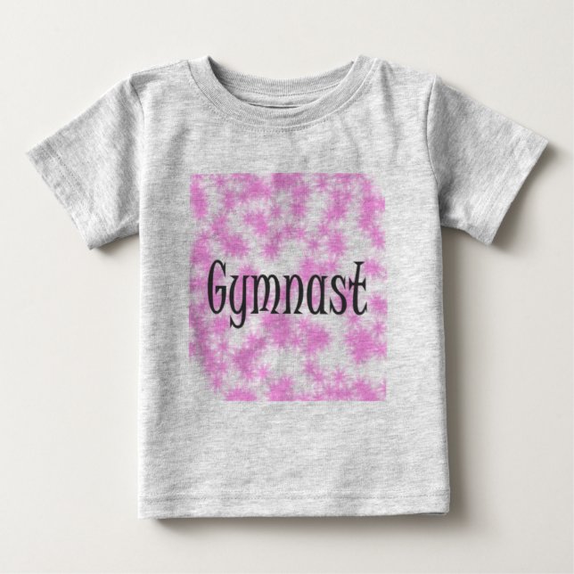 T-shirt Pour Bébé Gymnaste (Devant)