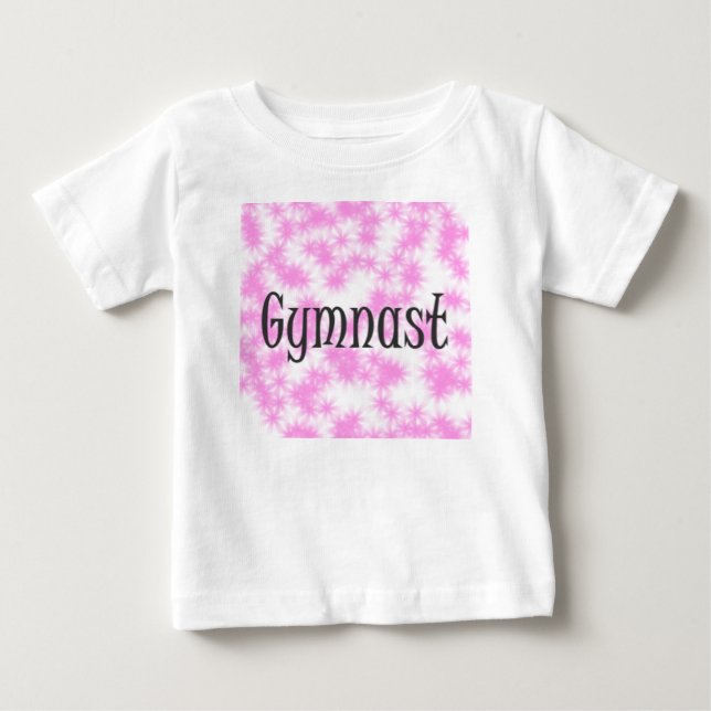 T-shirt Pour Bébé Gymnaste (Devant)