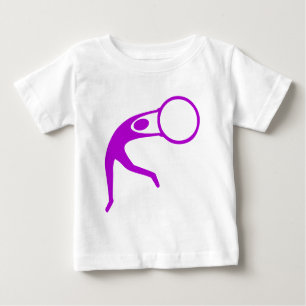 T-shirt Pour Bébé Gymnaste rythmique - Violet