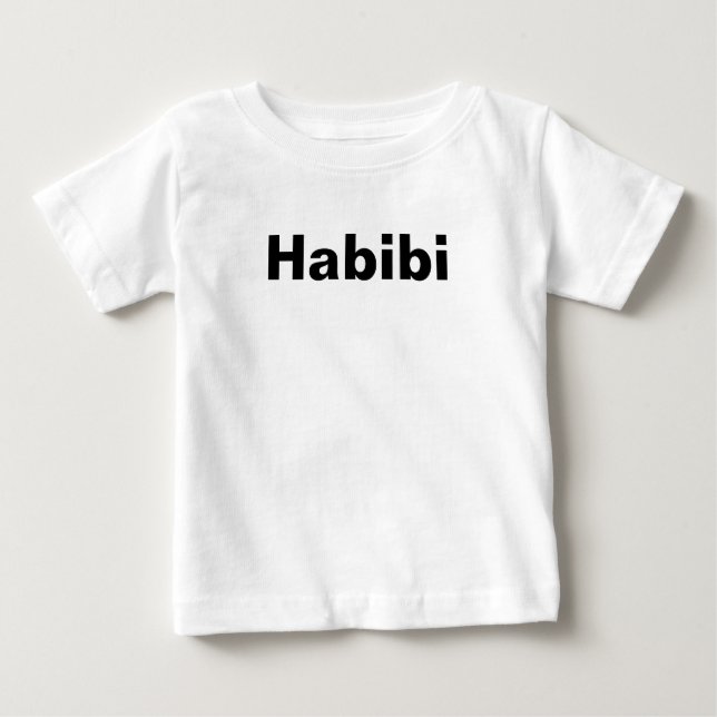 T-shirt Pour Bébé <<Habibi>>. (Devant)