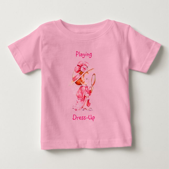 T-shirt Pour Bébé Habillement de la fille sur place (Devant)