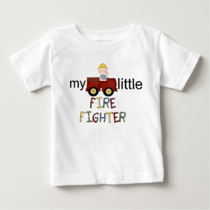 T-shirt Pour Bébé habillement de pompier d'enfant