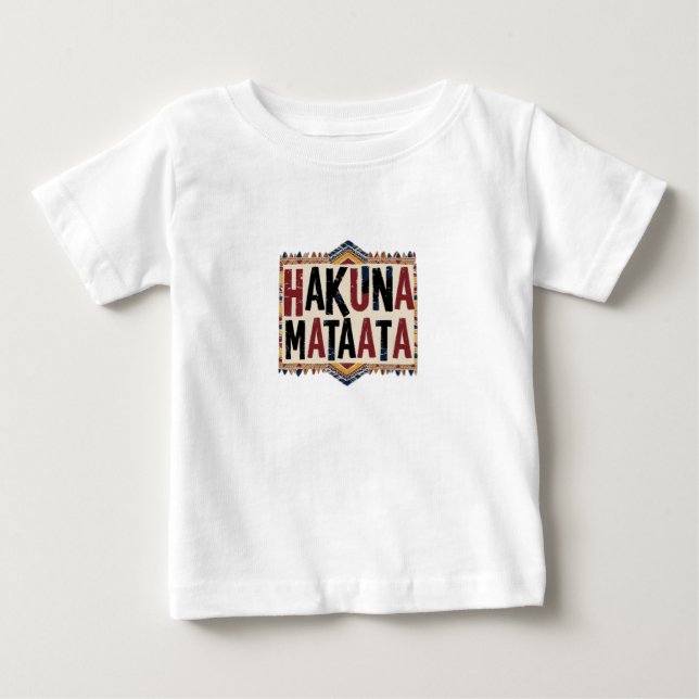 T-shirt Pour Bébé Hakuna Matata (Devant)