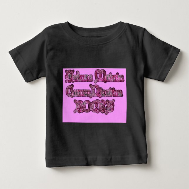 T-shirt Pour Bébé Hakuna Matata Communication ROCKS Art Print (Devant)