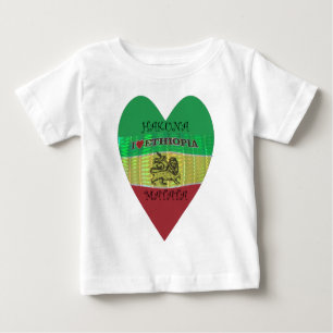 T-shirt Pour Bébé Hakuna Matata J'aime les couleurs éthiopiennes.png