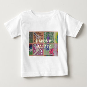 T-shirt Pour Bébé Hakuna Matata jolie oeuvre extraordinaire d'art.pn