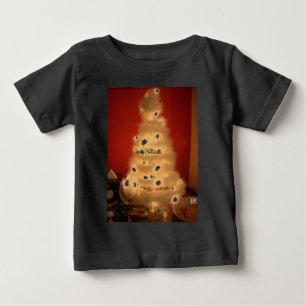 T-shirt Pour Bébé Hakuna Matata Joyeux Noël blanc