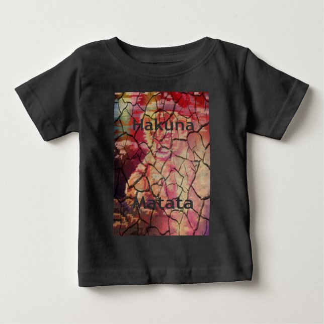 T-shirt Pour Bébé Hakuna Matata Lion Cub Design (Devant)