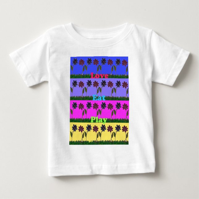 T-shirt Pour Bébé Hakuna Matata Love Mange Jeu.png (Devant)