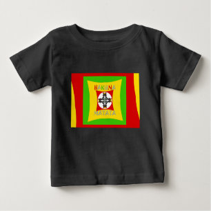 T-shirt Pour Bébé Hakuna Matata Rasta Color Red Golden Green