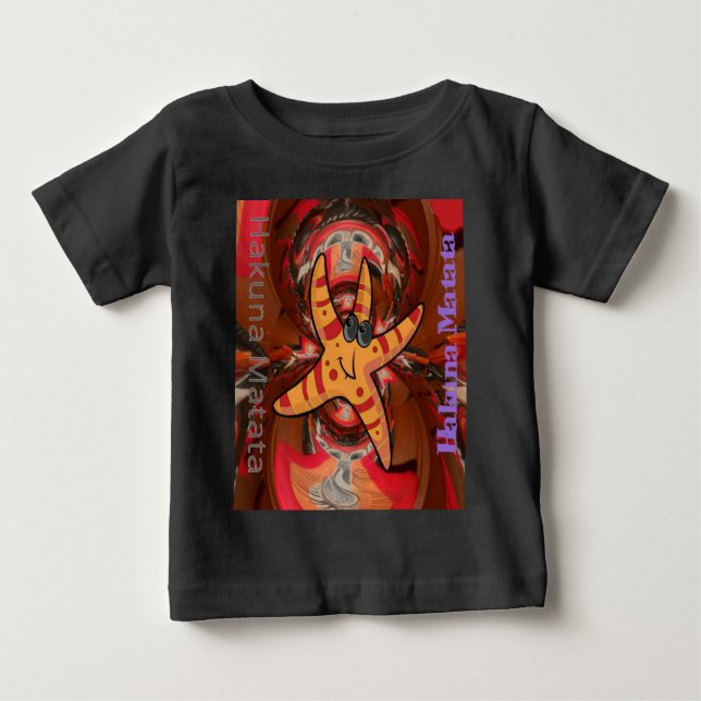 T-shirt Pour Bébé Hakuna Matata Starfish Design (Devant)