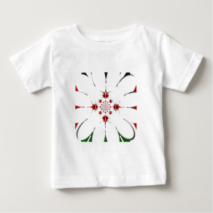 T-shirt Pour Bébé HAKUNA VERT ROUGE MATATA Kaleidoscope Art Design