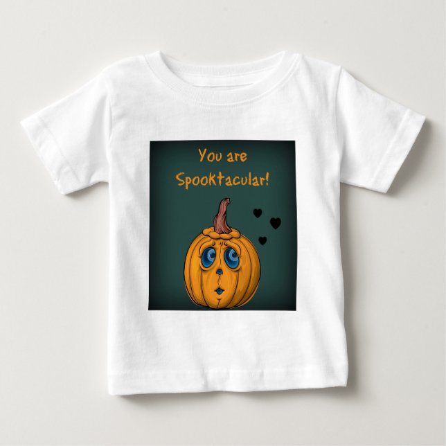 T-shirt Pour Bébé Halloween (Devant)