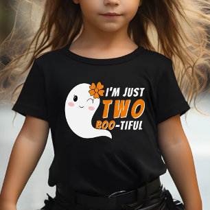 T-shirt Pour Bébé Halloween 2e anniversaire drôle de fantôme mignon 