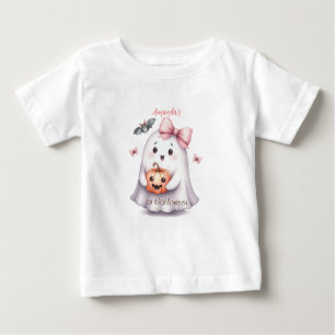 T-shirt Pour Bébé Halloween Citrouille Fantôme Cute Bat
