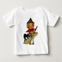 Halloween Citrouille Head sorcier Kid's Long Sleev