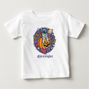 T-shirt Pour Bébé Halloween Citrouille personnalisé