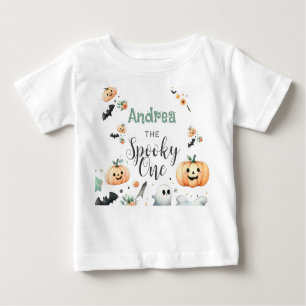 T-shirt Pour Bébé Halloween Éffrayant premier