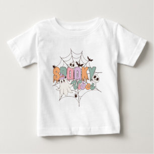 T-shirt Pour Bébé Halloween éffrayant Vibes