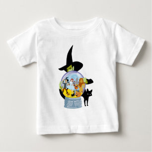 T-shirt Pour Bébé Halloween en cristal de sorcière méchante