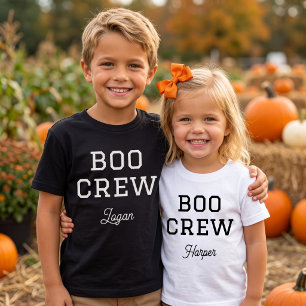 T-shirt Pour Bébé Halloween monogramme de l'équipage de bateau