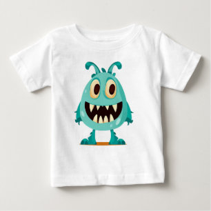 T-shirt Pour Bébé Halloween/Monstre/dessin animé 