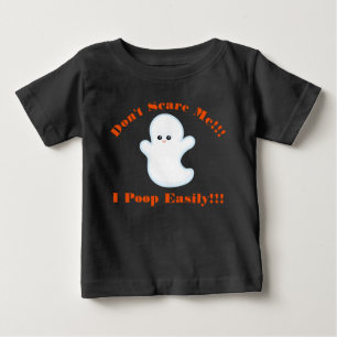 T-shirt Pour Bébé Halloween ne m'effrayent pas T-shirt de bébé de