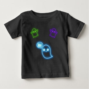 T-shirt Pour Bébé Halloween Neon Ghosts