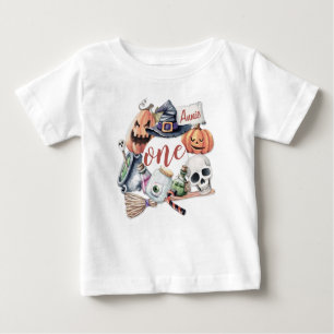 T-shirt Pour Bébé Halloween personnalisé de premier anniversaire  Ru