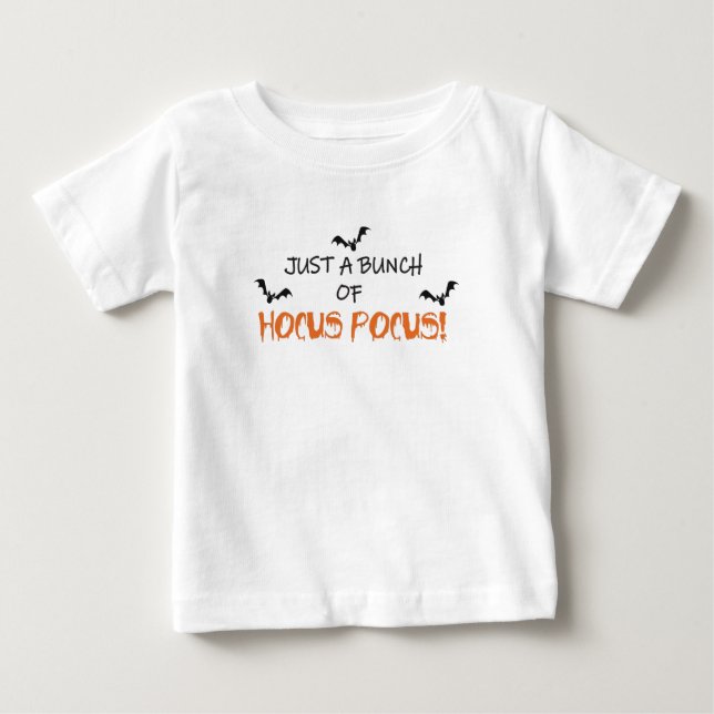 T-shirt Pour Bébé Halloween pocus (Devant)