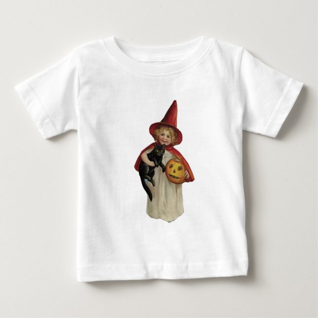 T-shirt Pour Bébé Halloween vintage (Devant)