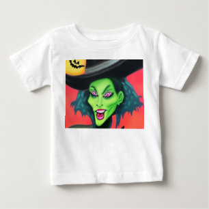 T-shirt Pour Bébé Halloween Witch